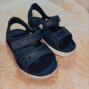 Crocs Blue Navy Crocband Sandals Baby Toddler Size C4